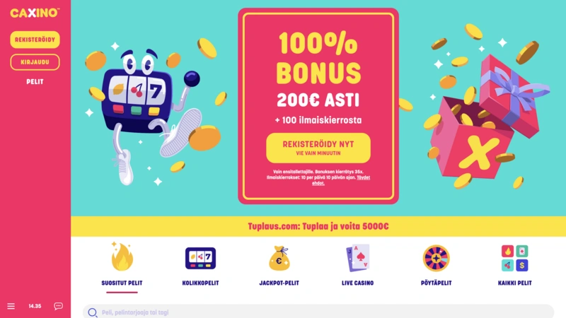 Caxino Homepage