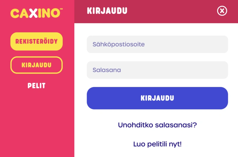 Caxino Login